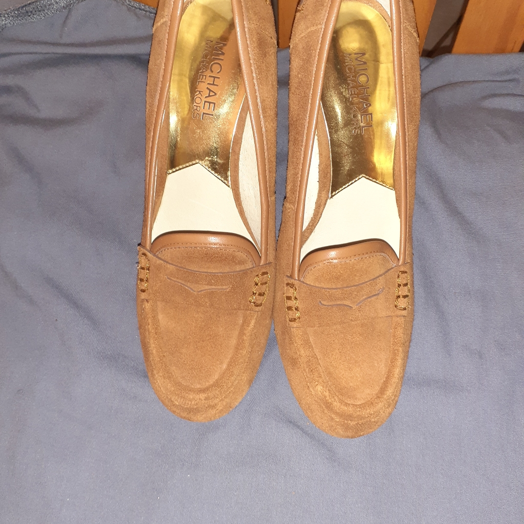 Micheal Kors Suede Wedge Shoes